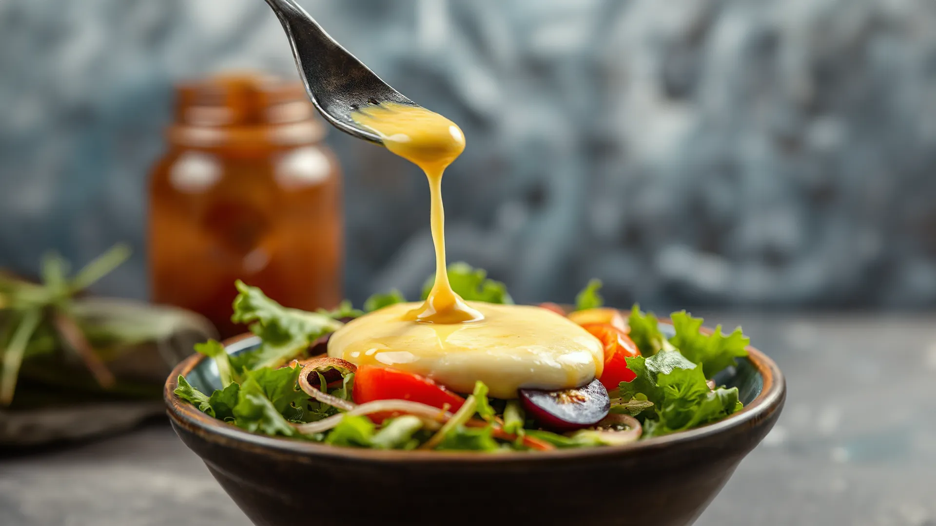 Cremiges American Dressing mit Estragon und Ketchup