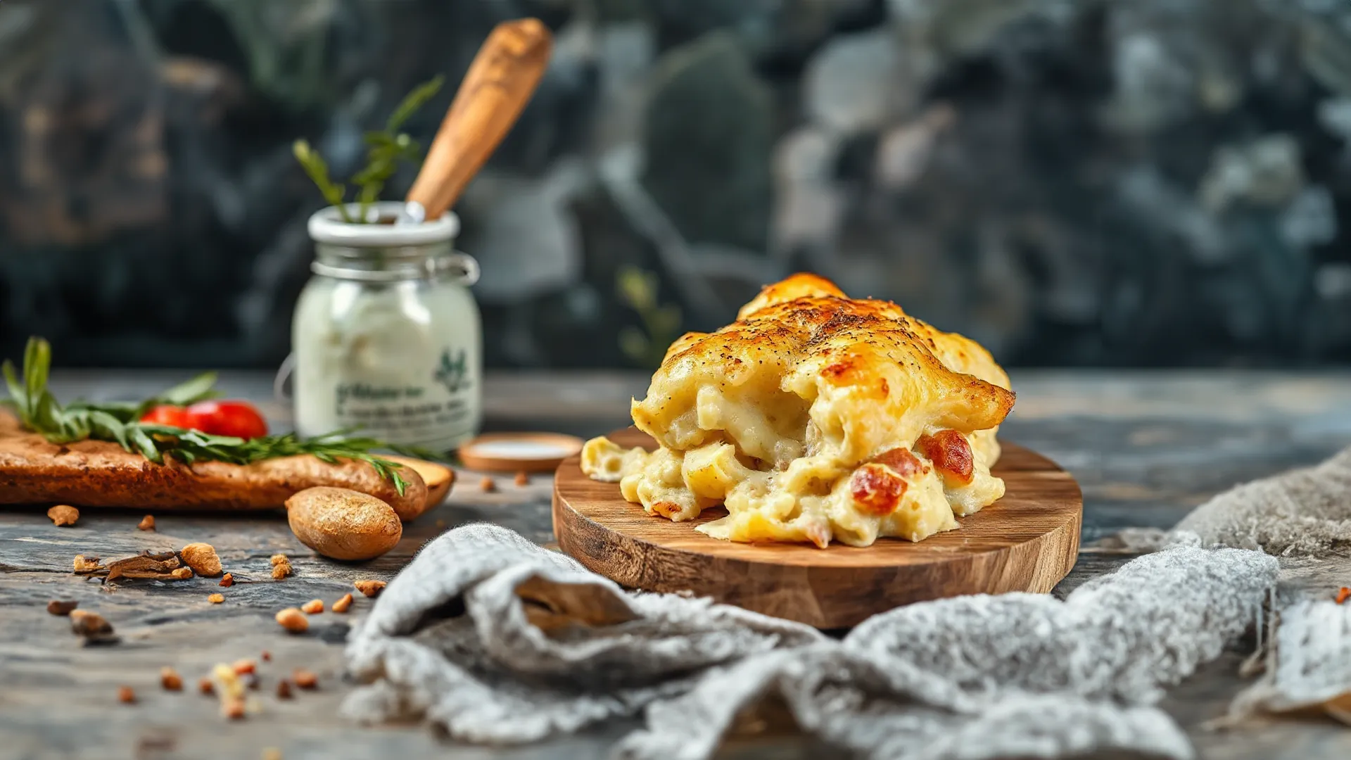 Cremiges Kartoffelgratin mit Muskatnote